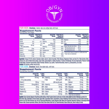 Hechos de suplementos One A Day pre-embarazo
