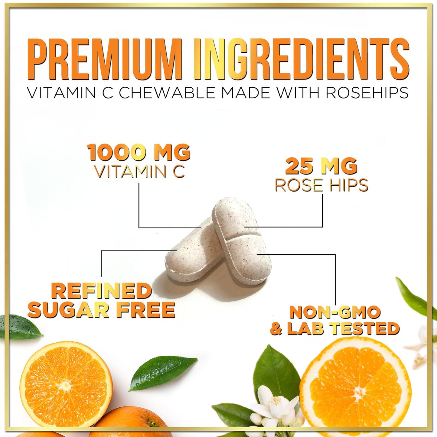 Detalle tabletas Hello Lovely! Vitamina C 1000 mg