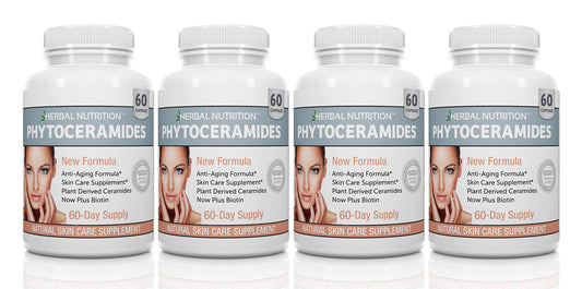 Herbal Nutrition Fitoceramidas botella 40mg pack 4