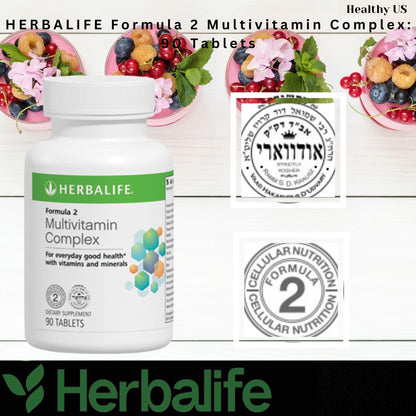 Herbalife Complejo Multivitamínico en colorida etiqueta