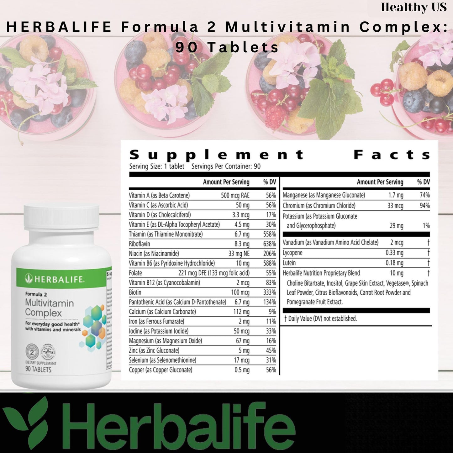 Herbalife Multivitamínico para salud y energía