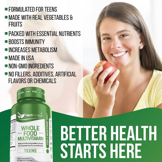 Vitaminas y minerales de Herbtonics adolescentes