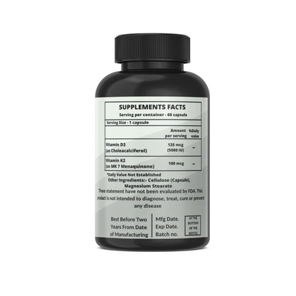 Heroot cápsulas vitamina d y k fácil de tragar 120 unidades