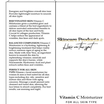 Hidratante vitamina c con beneficios antioxidantes