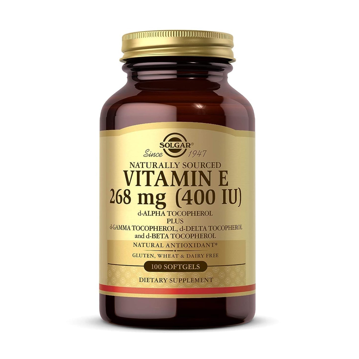 Hierro para glóbulos rojos y vitamina e antioxidante Solgar 180 cápsulas
