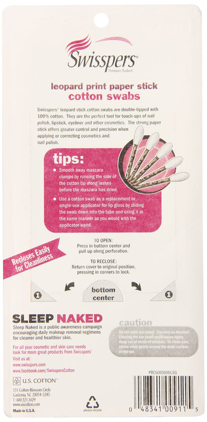 Hisopos algodón Swisspers para maquillaje cuidado piel