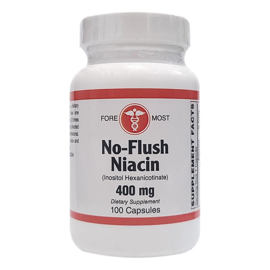 Holistic Health Niacina Sin Flush suplemento cápsulas 400mg 100 unid