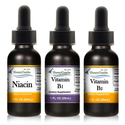 HoneyCombs gotas vitamina b2 riboflavina suplemento líquido 30 ml