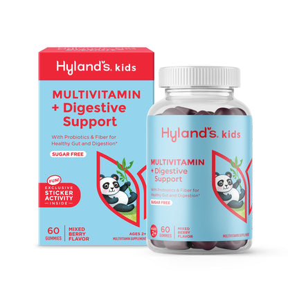 Hyland's multivitaminas niños digestivo pack botella
