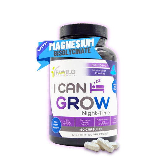 I Can Grow Night Time suplemento natural para dormir niños y adultos