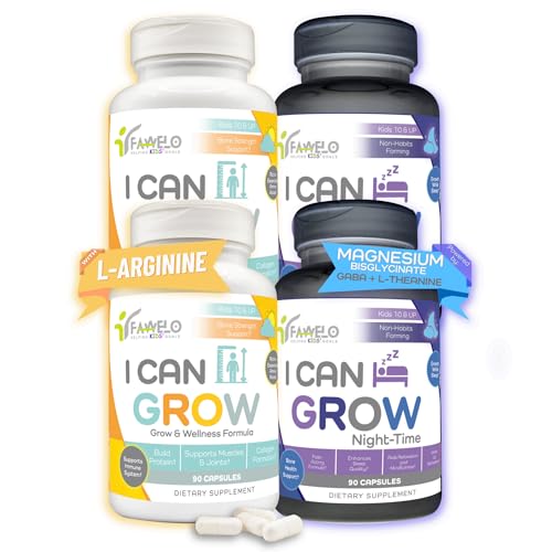 Paquete de 2 meses I Can Grow vitaminas día y noche para crecimiento