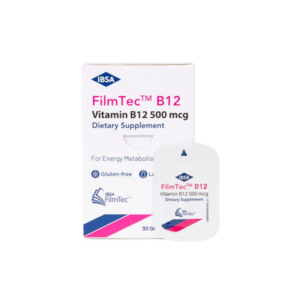 Películas orales Ibsa FilmTec B12 para ingesta sin agua