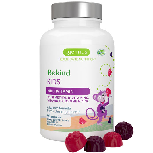 Botella de Igennus Gomas Multivitamínicas para Niños