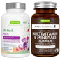Botellas de gomitas multivitamínicas para niños y hombres por Igennus.