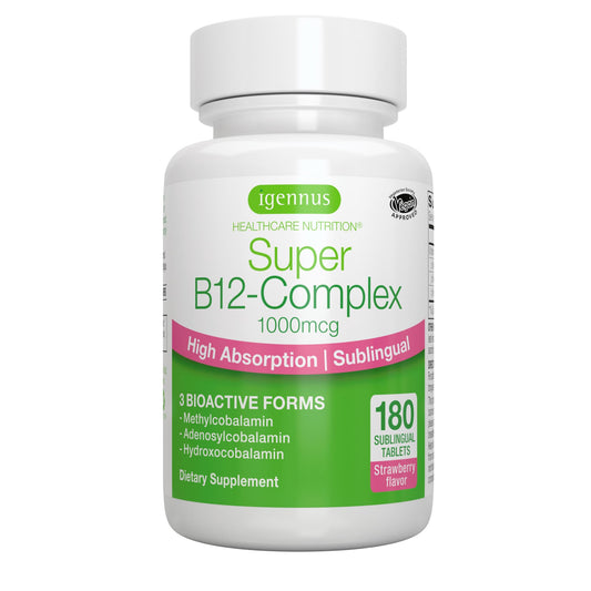 Igennus vitamina b12 compleja tabletas sublinguales rosa