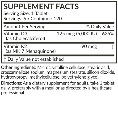 Imagen completa envase Futurebiotics Vitamina K2 D3