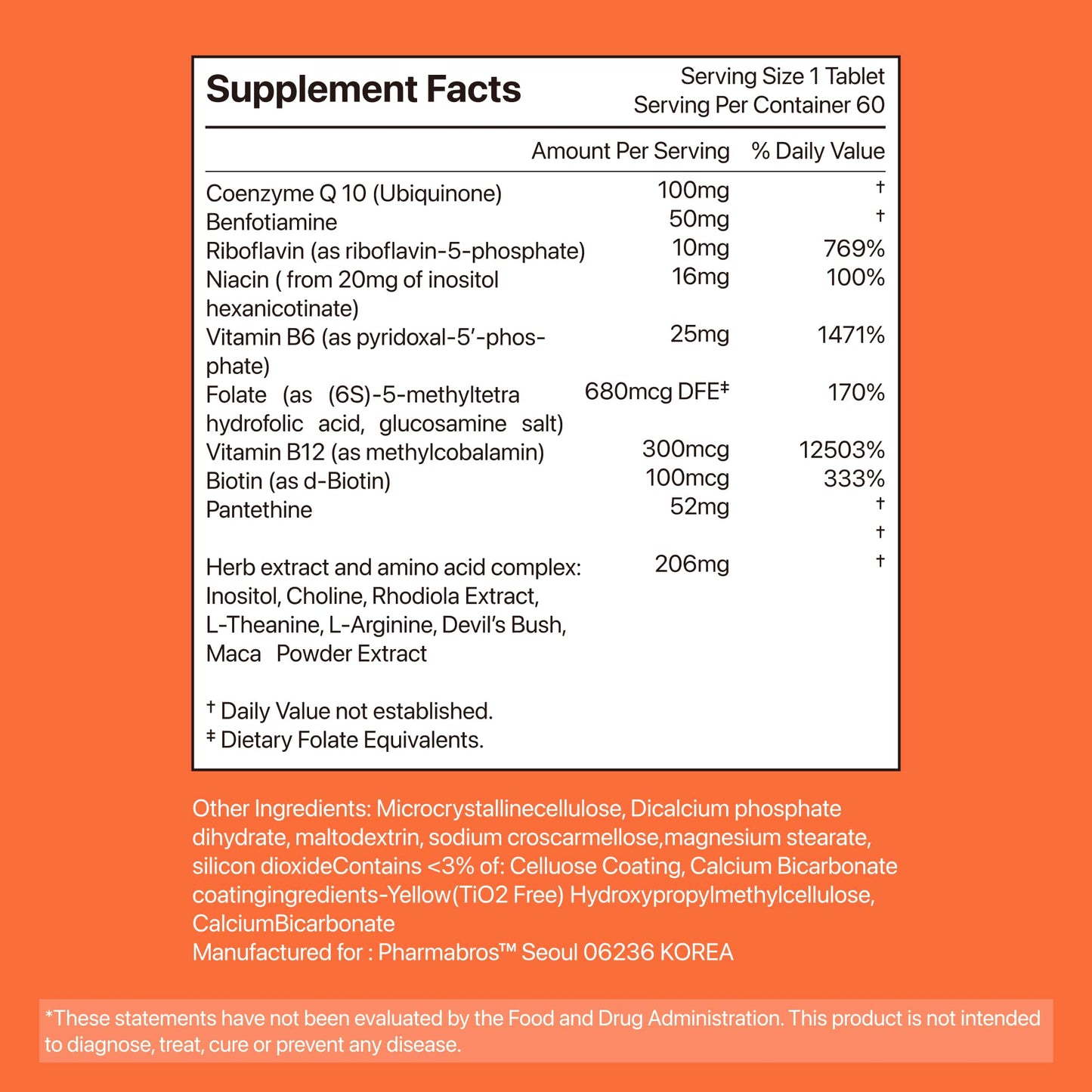 Imagen suplementaria YDY All Active BQ10 con vitaminas B complejas