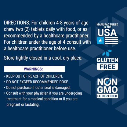 Indicaciones de consumo de multivitaminas para niños