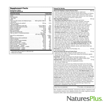 Indicaciones de uso para tabletas multivitamínicas