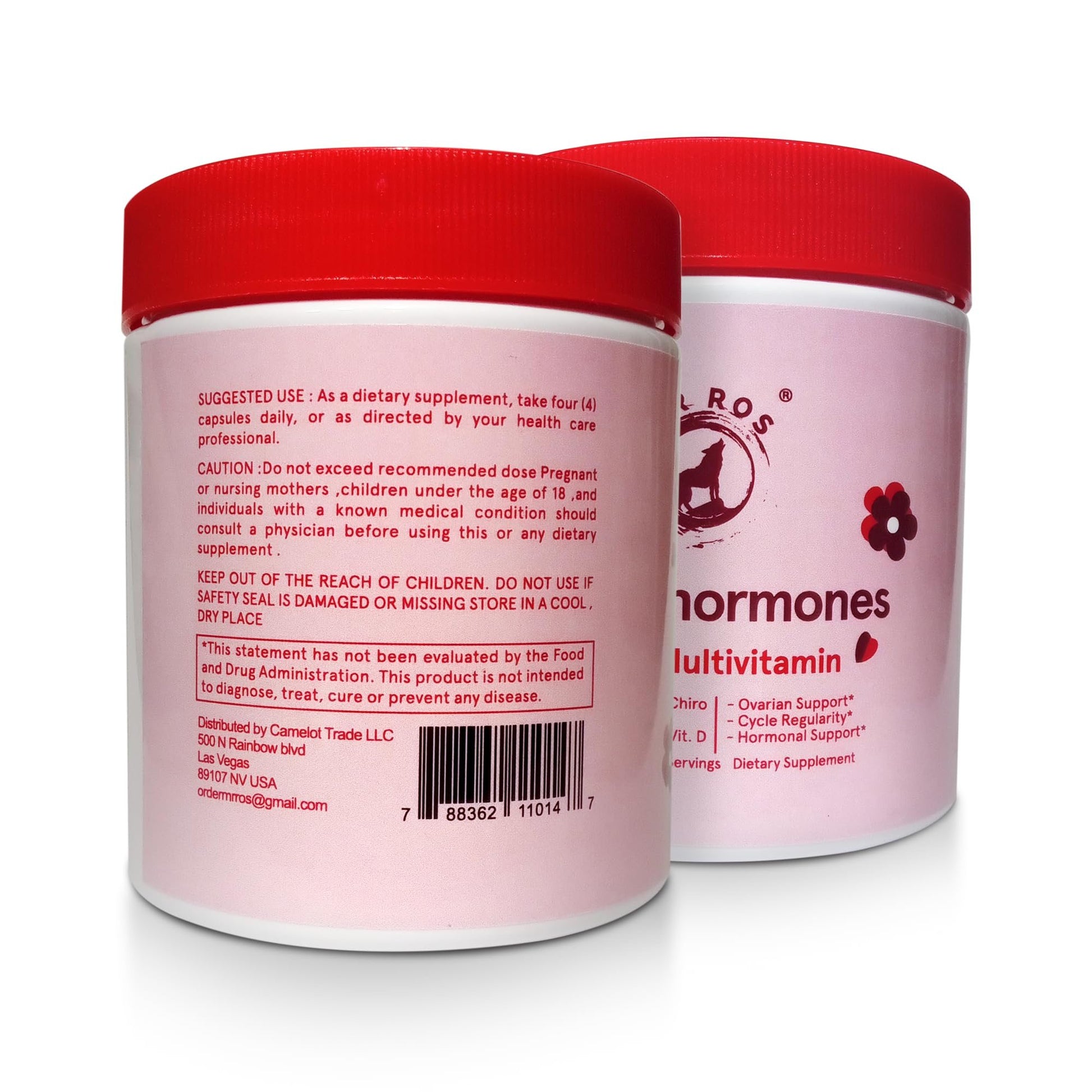 Indicaciones de uso para cápsulas multivitamínicas SOP Mr Ros