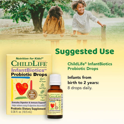 InfantBiotics gotas ChildLife Essentials alivio digestivo bebés