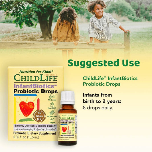 InfantBiotics gotas ChildLife Essentials alivio digestivo bebés