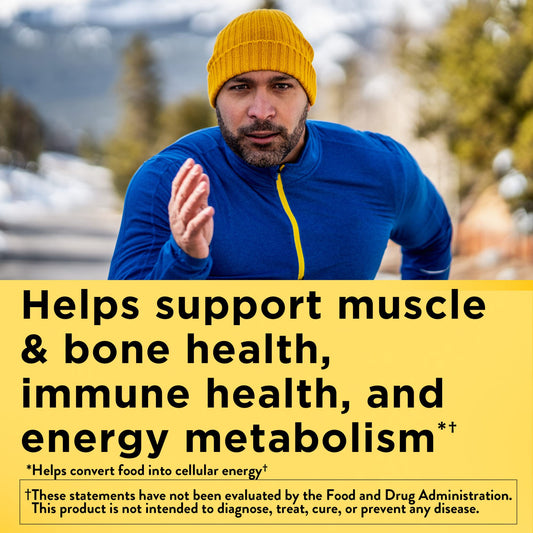 Información nutricional sobre las gomitas multivitaminas para hombres Nature Made.