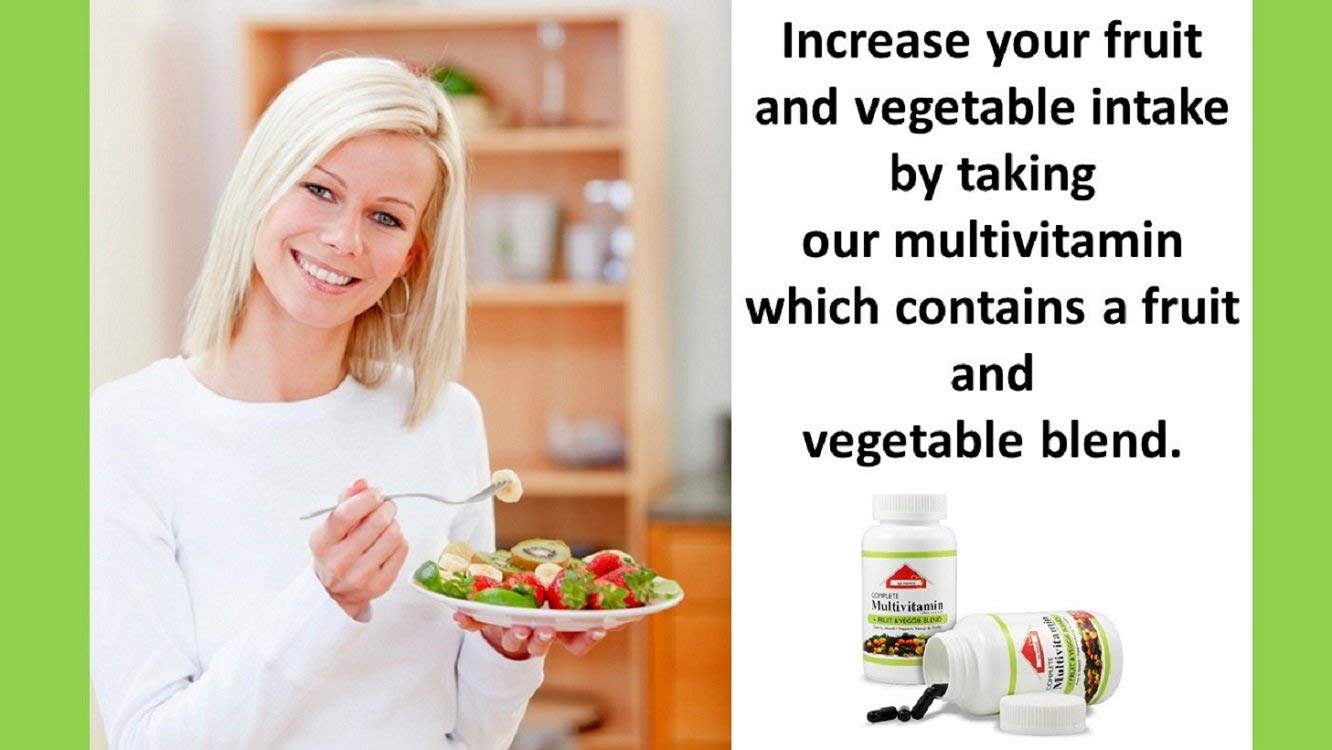 Información nutricional de multivitaminas SJJ Depot