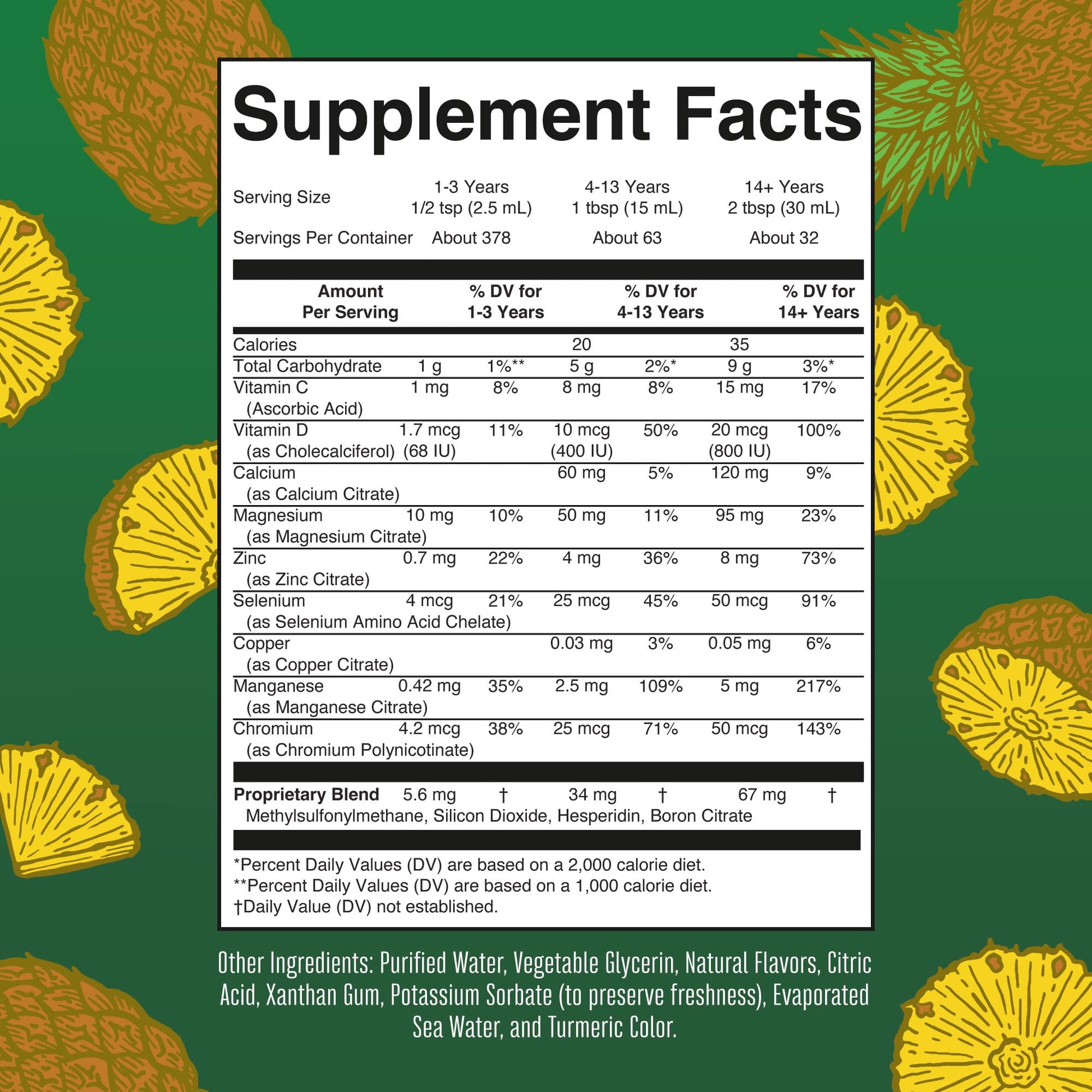 Información adicional sobre Multimineral Nocturno Líquido.