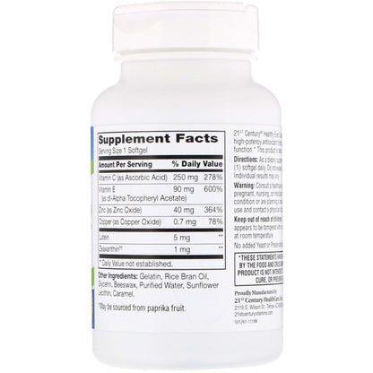 información adicional suplemento vitamínico ocular