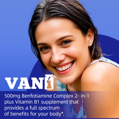 Información y contenido nutricional cápsulas vitamina B1 VANI