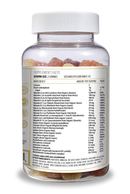 información de ingredientes gomitas ACTIF