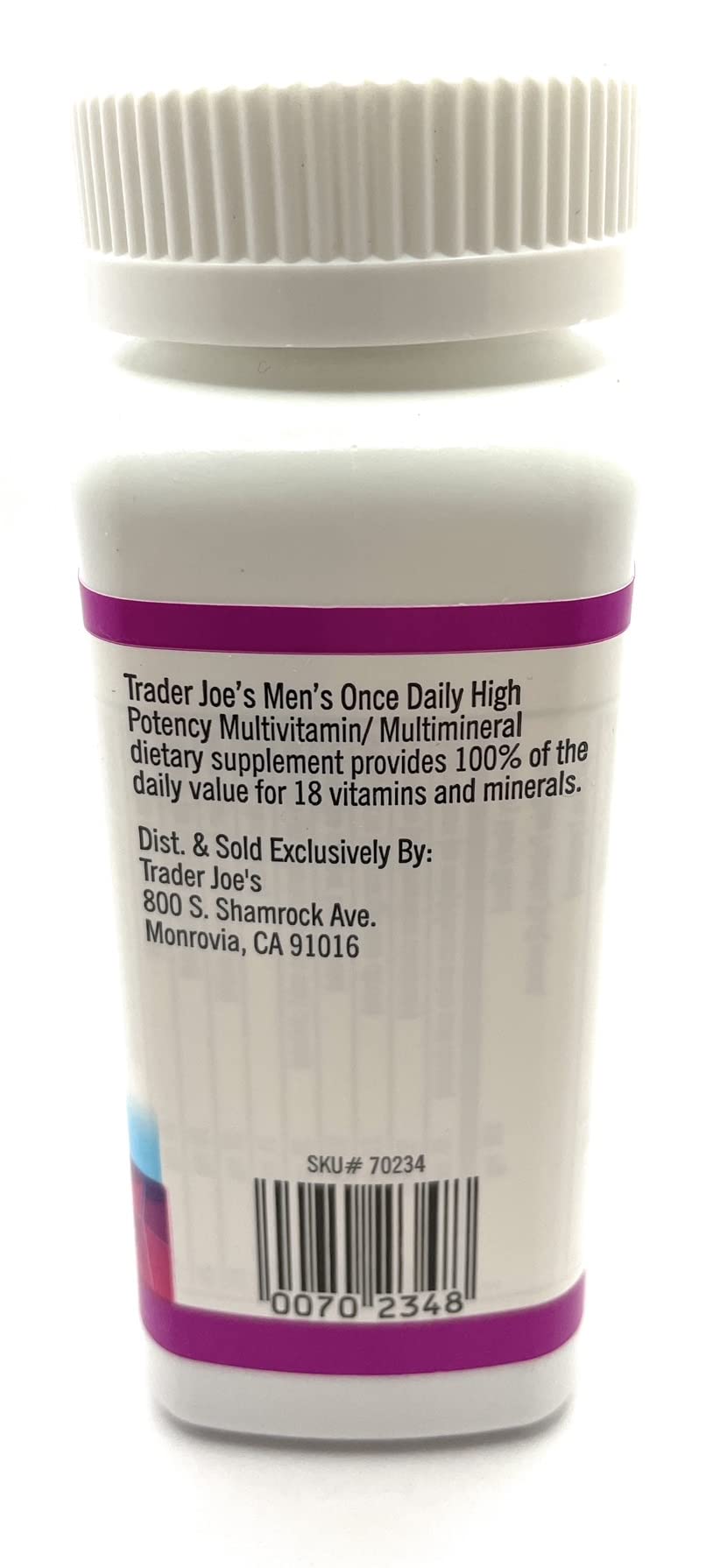 Información del producto multivitamínico 60 tabletas sin gluten