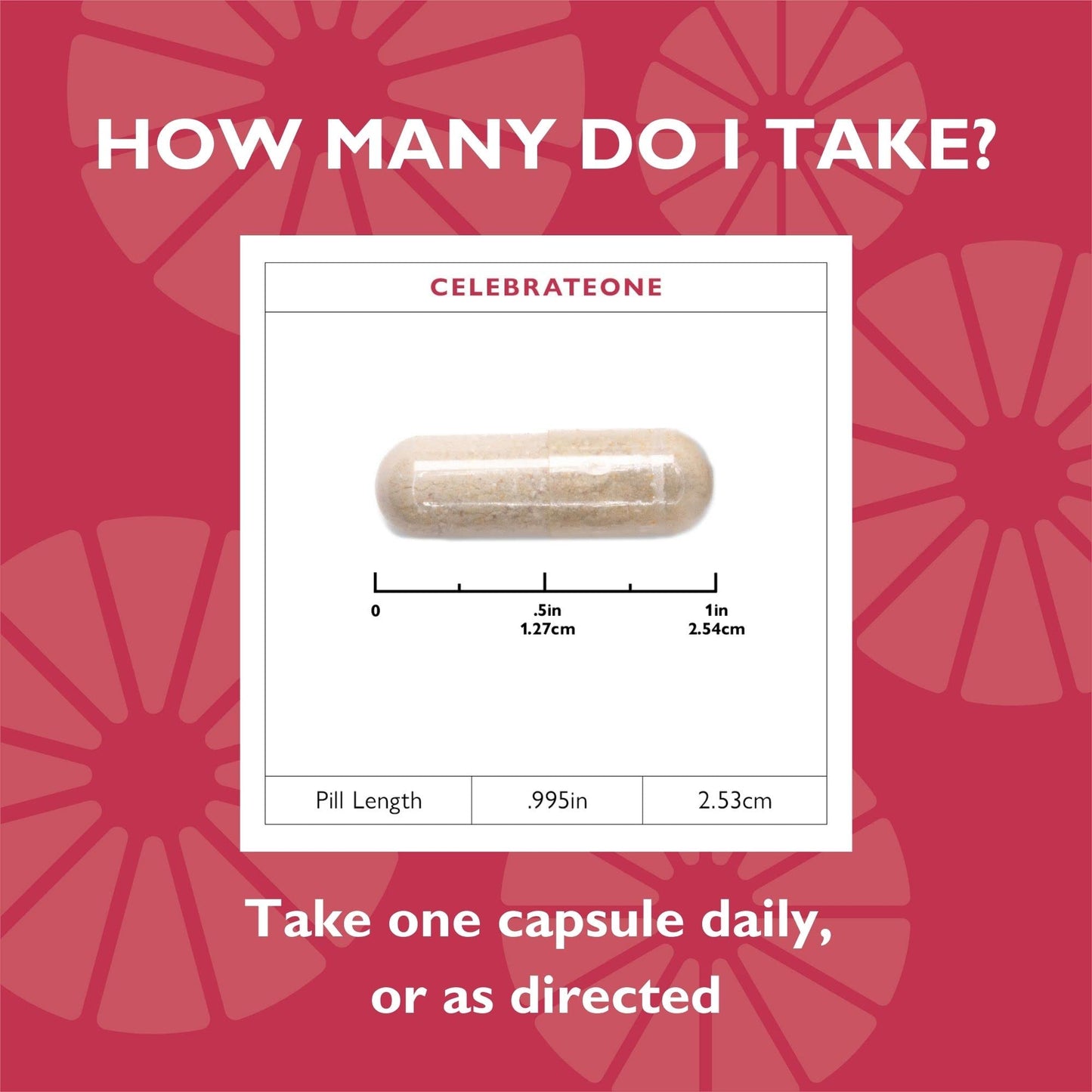 Información del multivitamínico CelebrateONE sin hierro