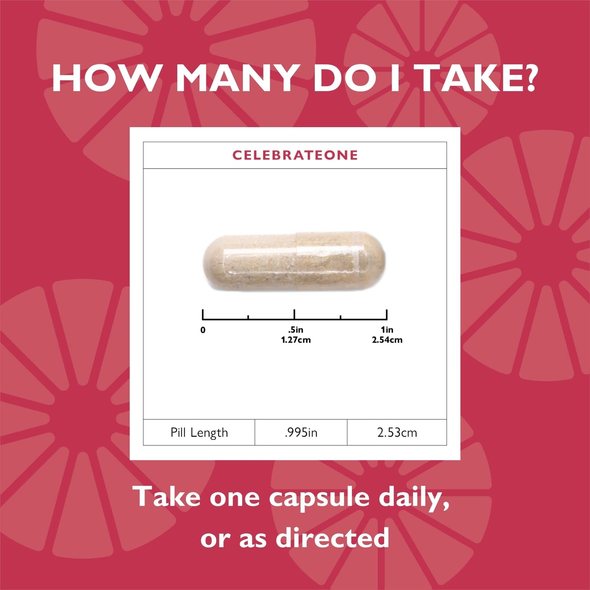 Información del multivitamínico CelebrateONE sin hierro