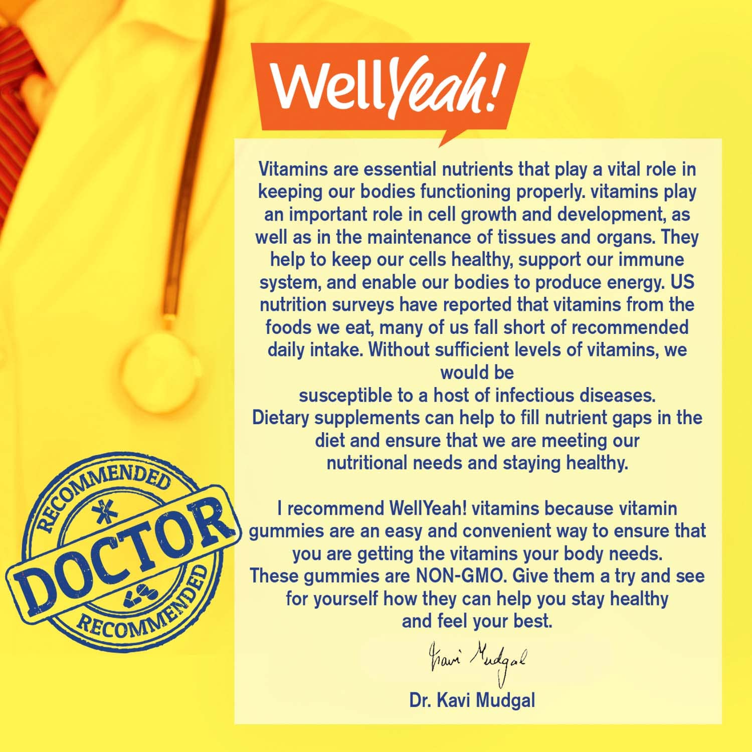 Información Nutricional Adicional WellYeah Kids