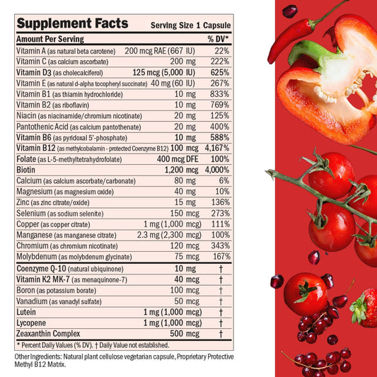 Información nutricional multivitamínico Essential-1