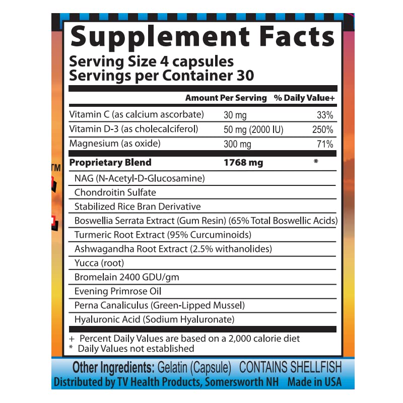 Información nutricional Flex D Classic cápsulas