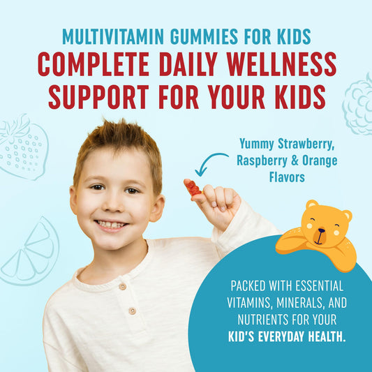 Información nutricional gomitas multivitamínicas para niños