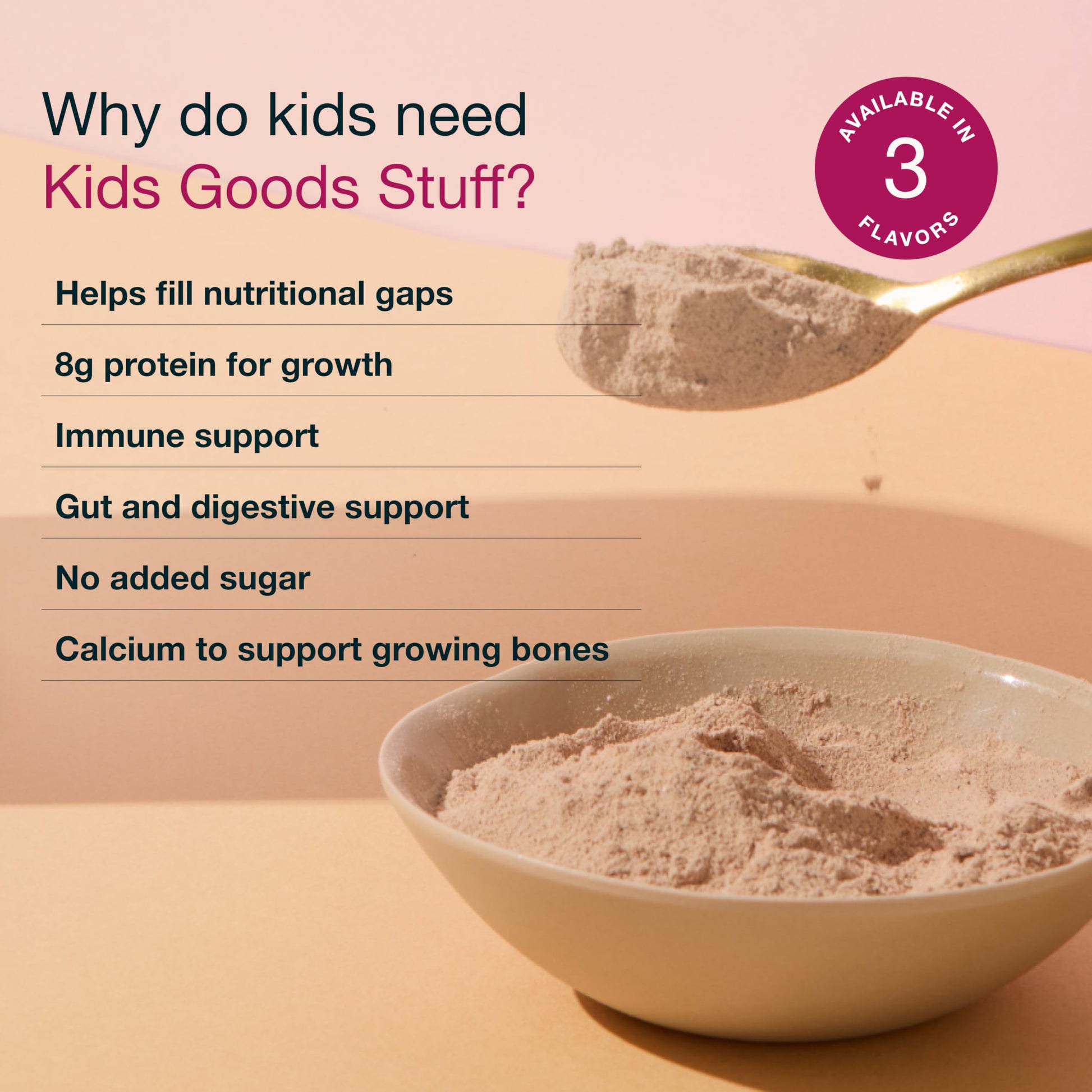Información nutricional Kids Good Stuff