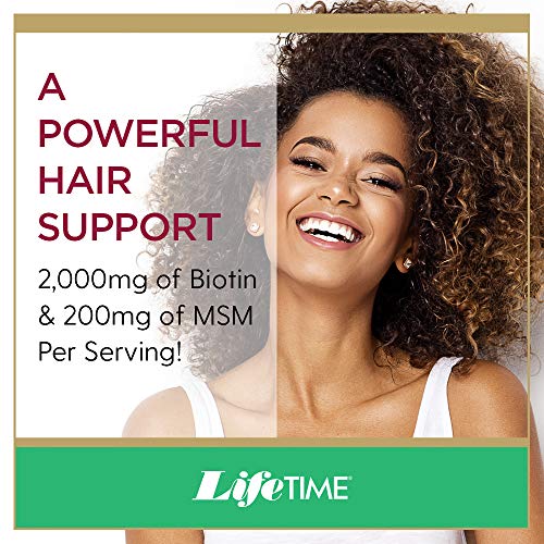 Informacion nutricional LIFETIME Vital Hair suplemento
