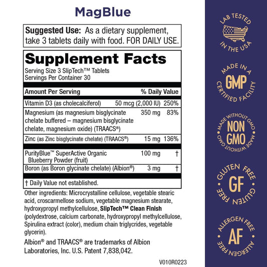 Información nutricional del MagBlue