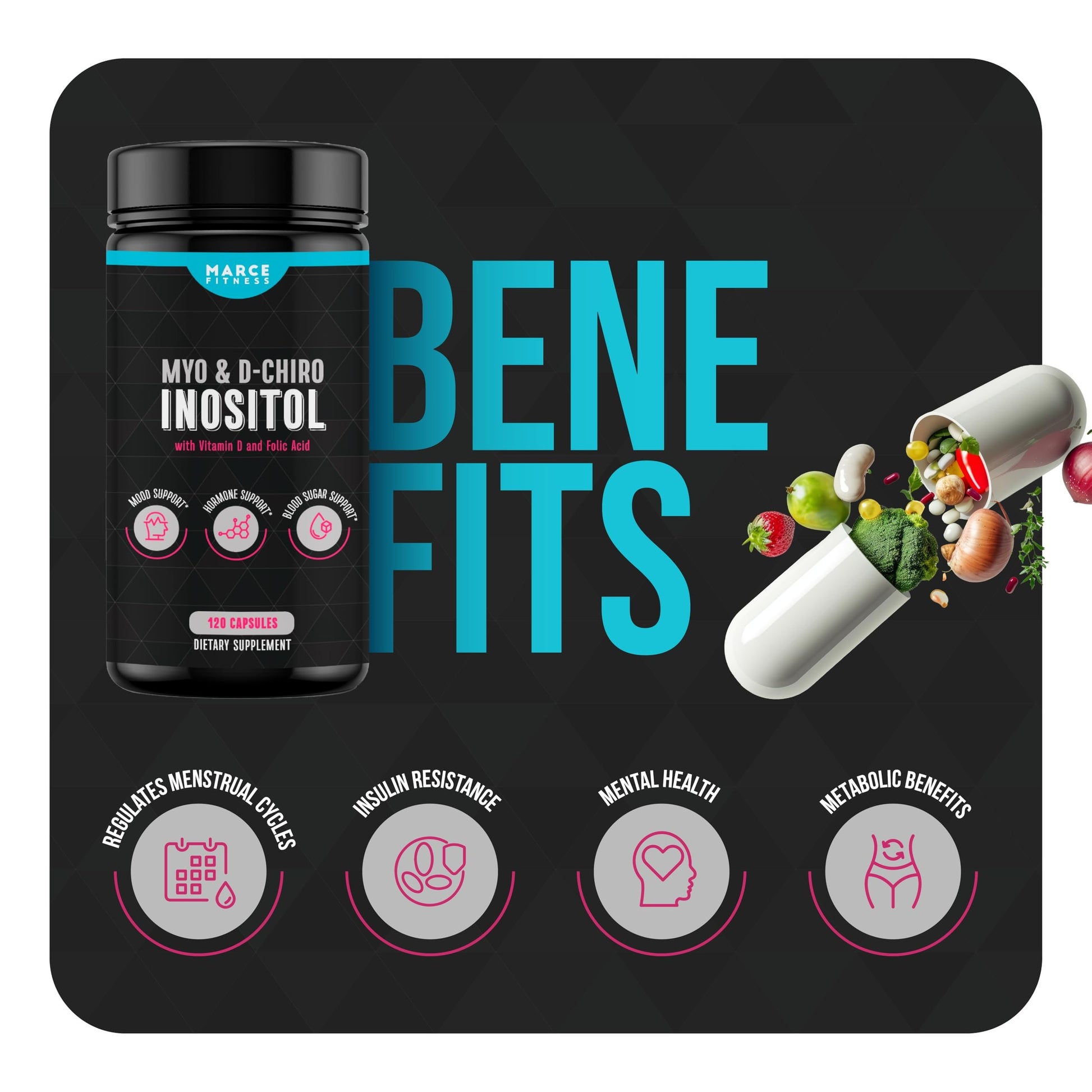 Información nutricional MARCE FITNESS Inositol