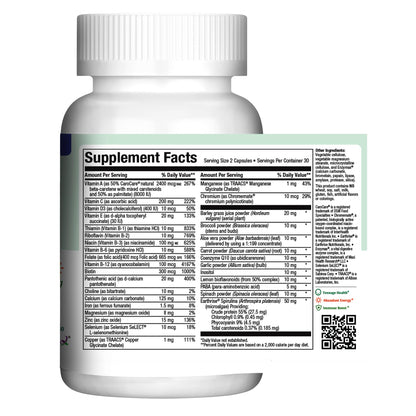 Información nutricional Maxi Health Teen Supreme