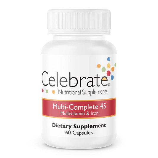 Información nutricional multivitamínico Celebrate