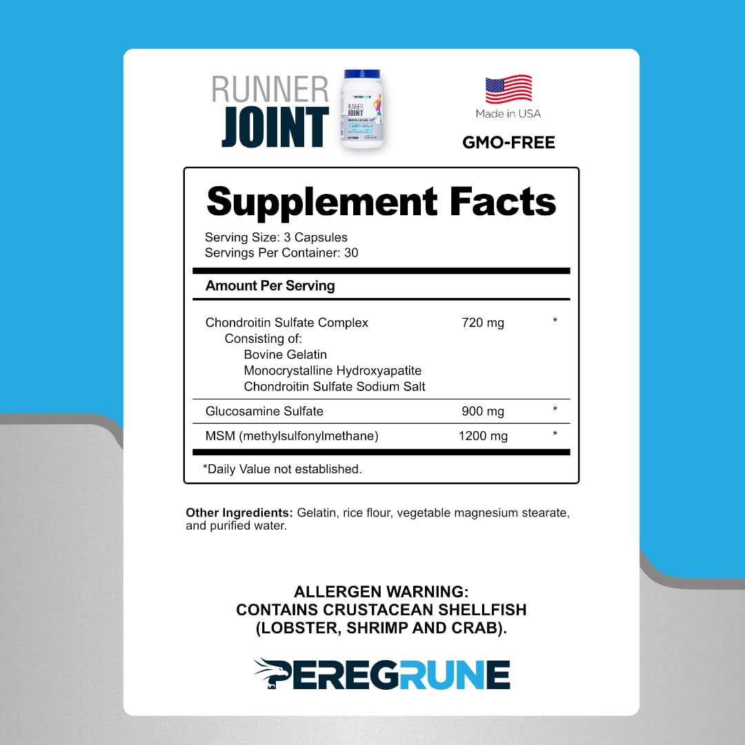 Información nutricional del multivitamínico Peregrune