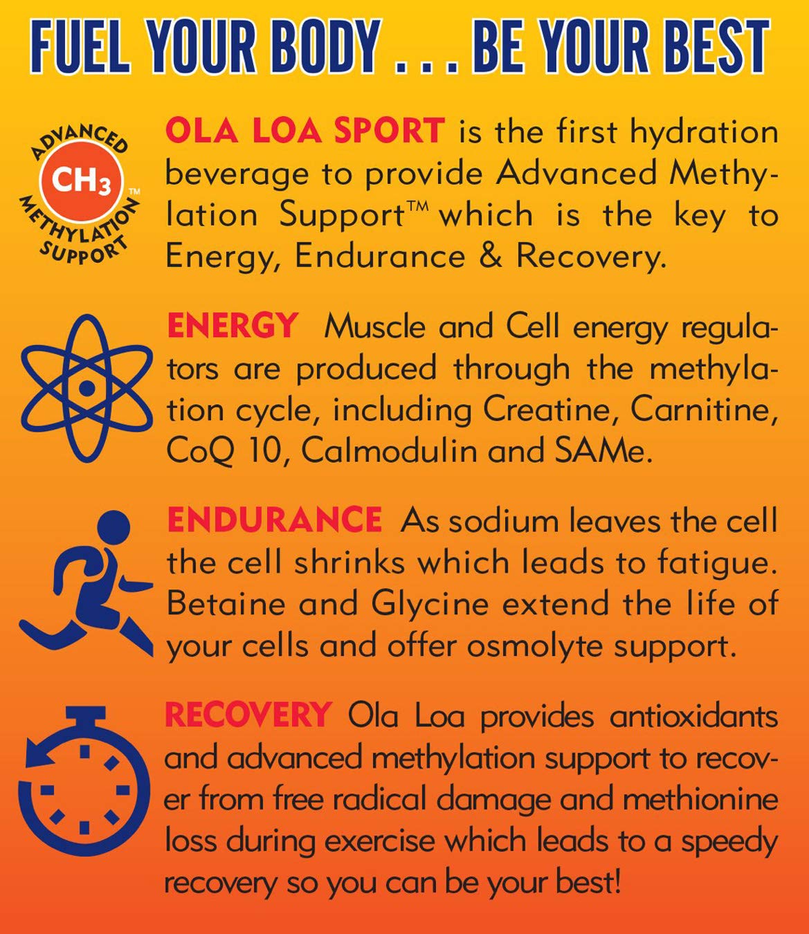 información nutricional Ola Loa Sport bebida deportiva