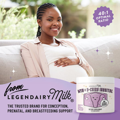 Información nutricional del suplemento Legendairy Milk inositol