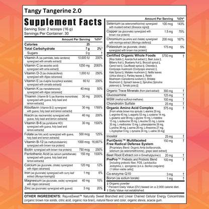 Información nutricional de Tangy Tangerine 2.0