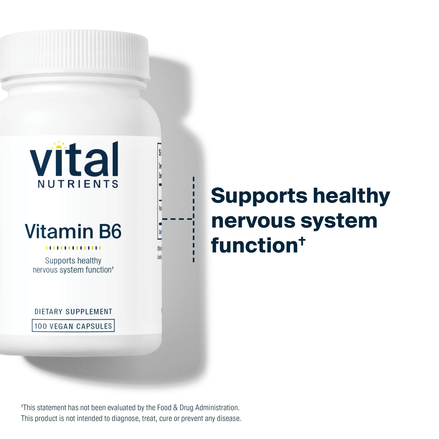 Informacion nutricional Vital Nutrients vitamina B6